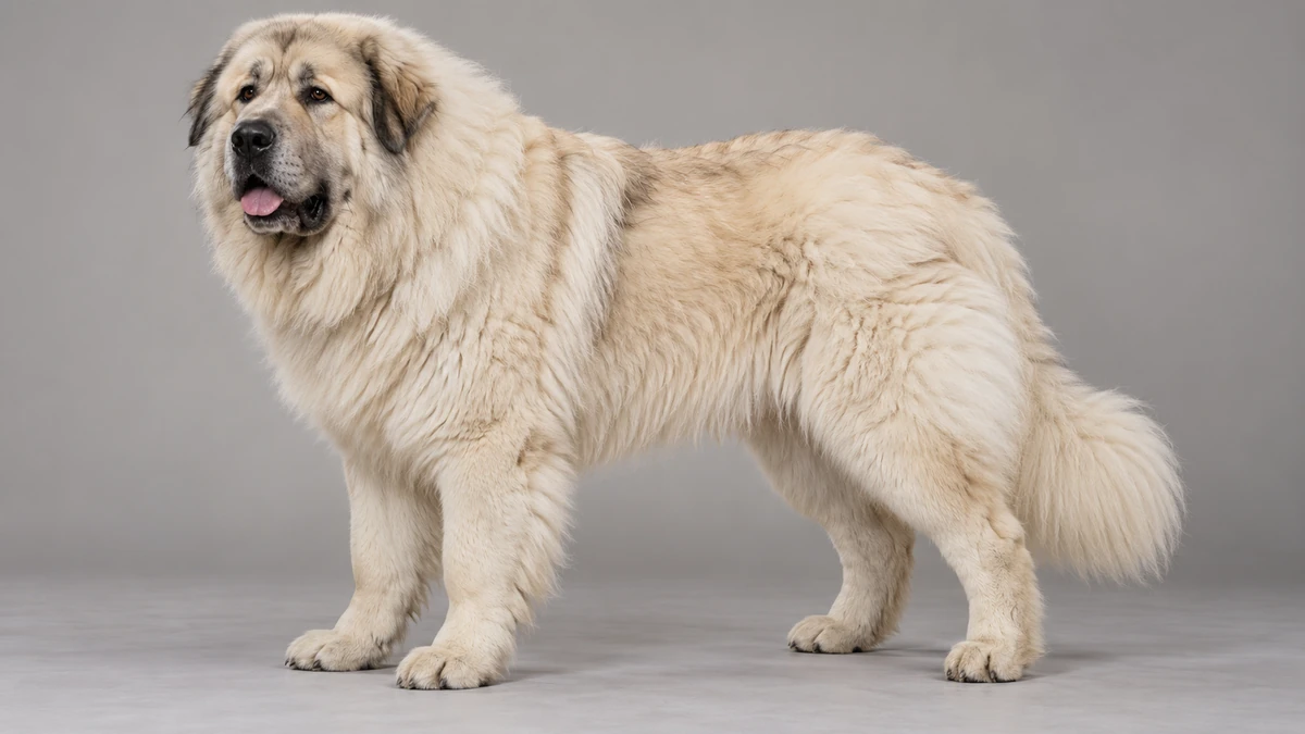 Kafkas Çoban Köpeği köpek — kirli beyaz renk