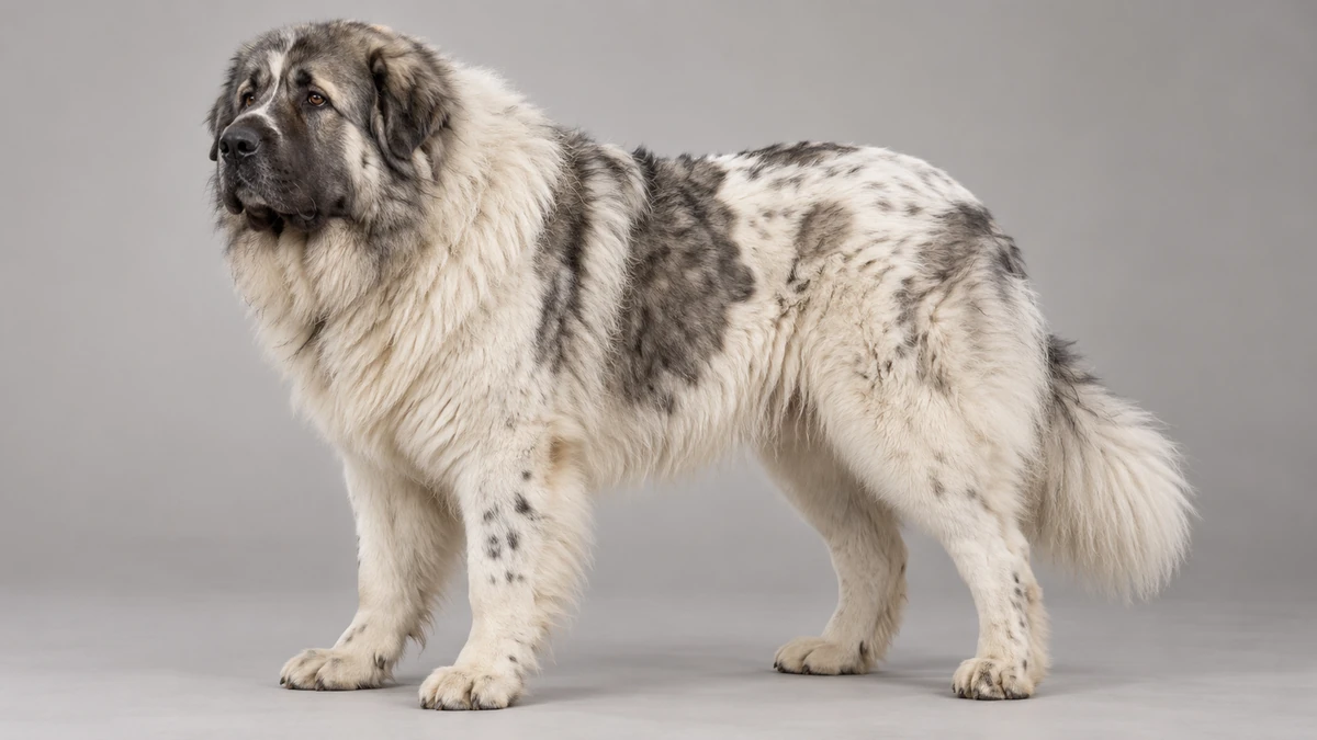 Kafkas Çoban Köpeği köpek — gri-benekli renk